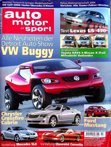 Deckblatt Auto Motor und Sport (02/2004)